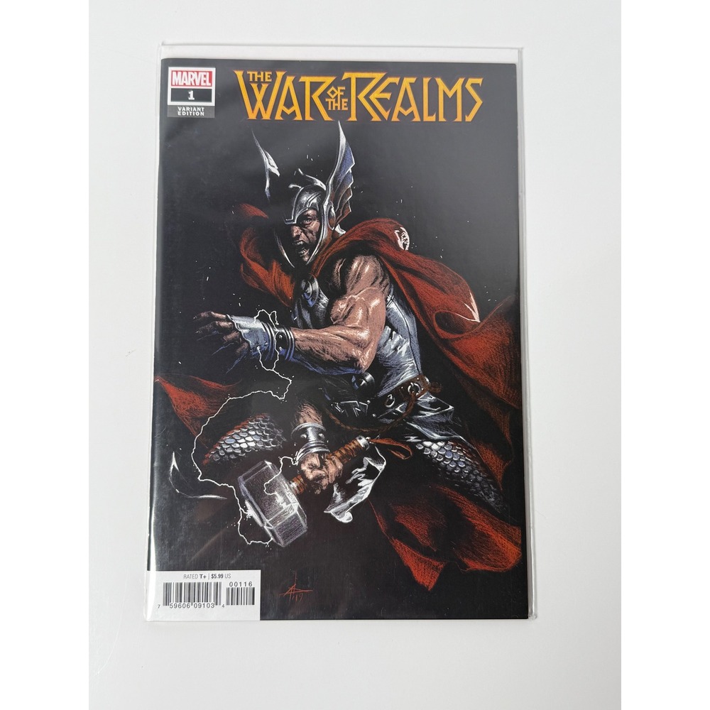 War of the Realms 1 2019 Marvel Variant Edition Gabriele Dell'Otto Thor Cover